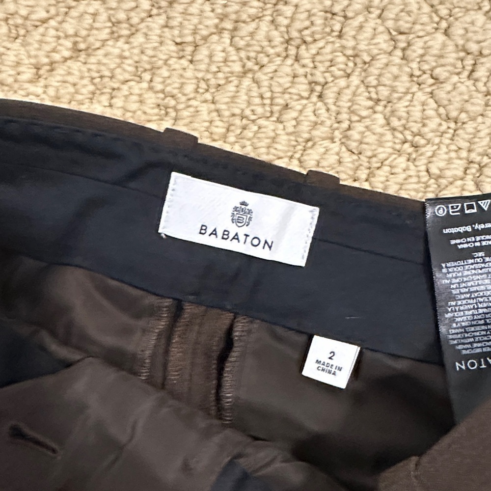 Aritzia Classic Brown Trousers - Picture 2 of 4
